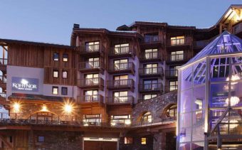 Koh-I Nor Hotel, Val Thorens, External Night